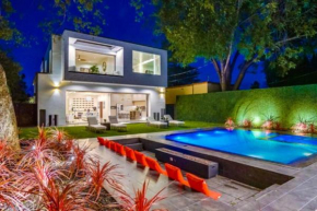 Gated, Modern LA Escape with Pool + Firepit